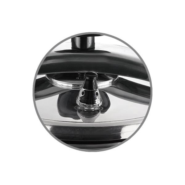 Heat Resistant Bakelite Handle Aluminum Pressure Cooker 4litre JX-PC03