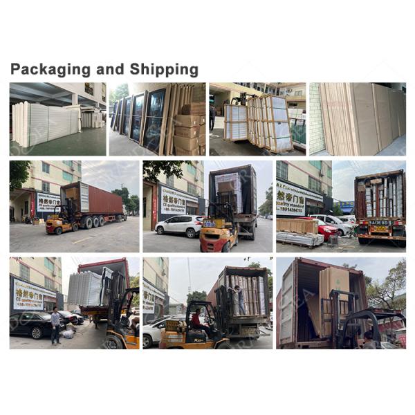 European Luxury House Front Modern Pivot Doors with Long Handle Wooden Entrance Door Modern Villa Main Door