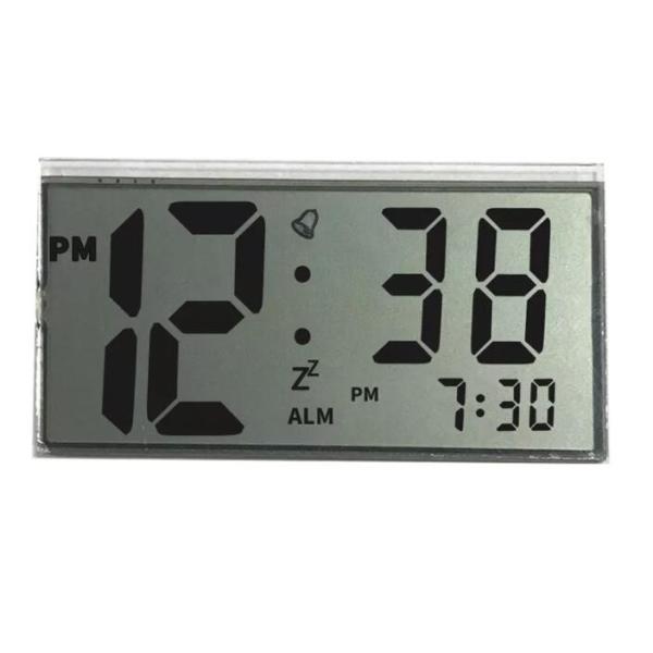Buy Monochrome Clock Positive TN Transmissive 7 Segment LCD Display Module at wholesale prices