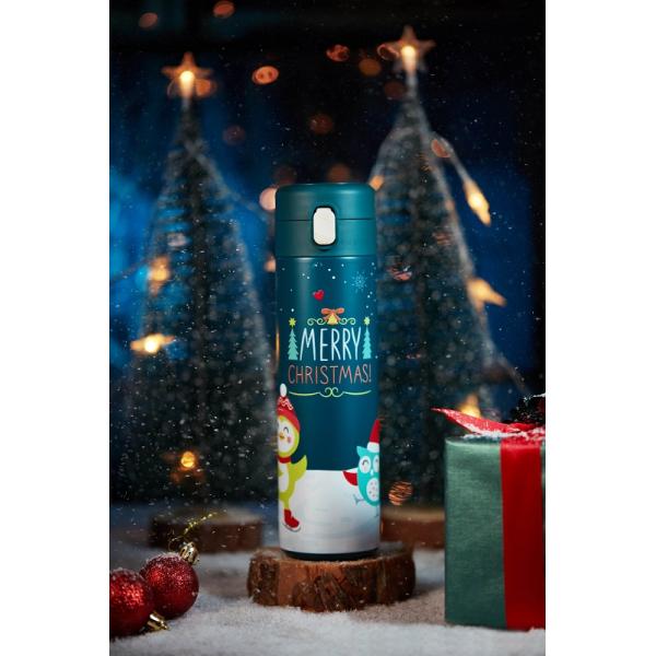 Vacuum Flasks Thermoses LED Digital Water Bottle Vacuum Mugs Stainless Steel Thermal Water Bottle Thermos Con Le