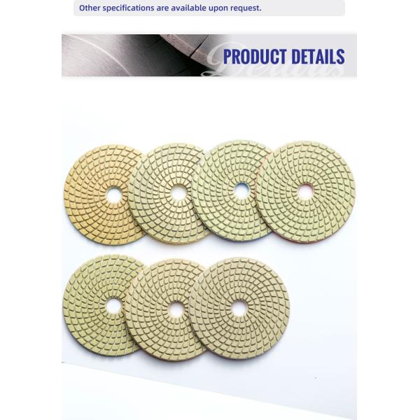 Different Grit 125cm Diamond Polishing Pad For Dry 50/100/200/400/500/800/1500/3000/buff