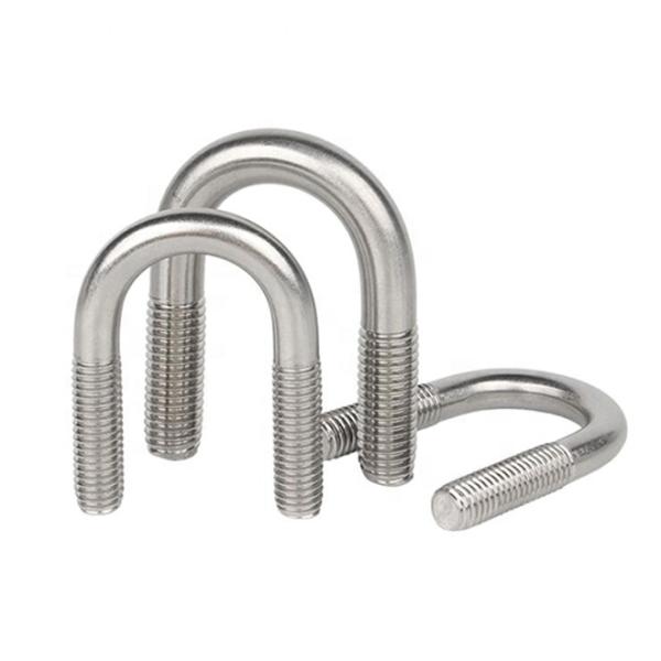 U-shaped Bolt 304 Stainless Steel U-shaped Screw Nut Set U-shaped Pipe Clamp Fixing Clip