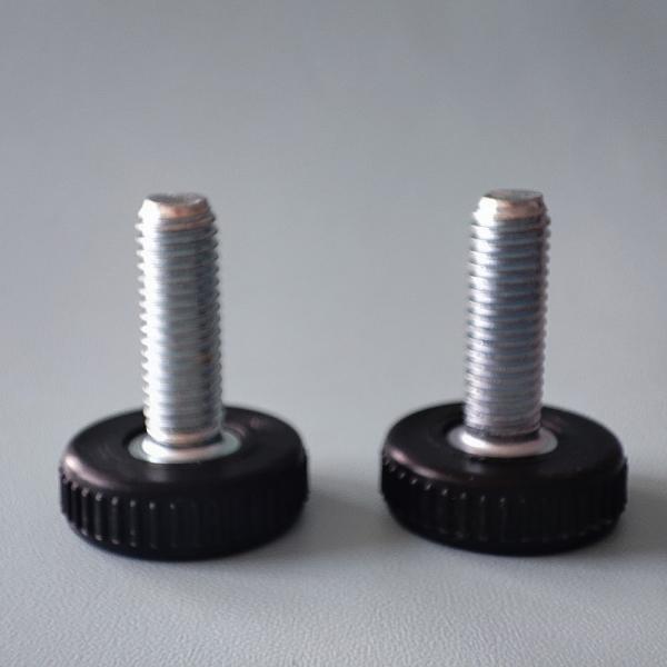 Knurled Flat Head Thumb Screw M8X25mm Plain Finish Customized