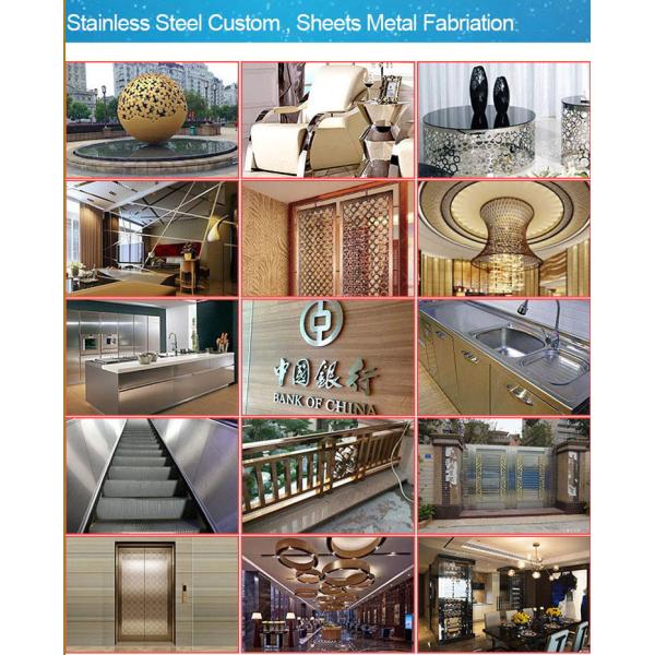 Foshan Manufacturer Embossed Stainless Steel Sheet For Building, Hotel, Supermarket Decoration