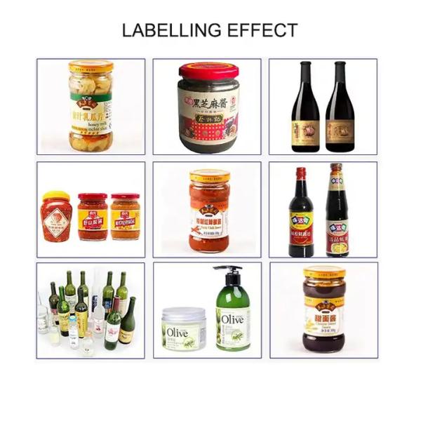 Hand Pressed Round Bottle Labeling Machine Semi Automatic 220V