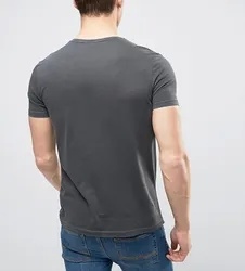 Top Quality Classical 100% Cotton T Shirt Regular Fit Palin Scoop Neck T Shirt for Men