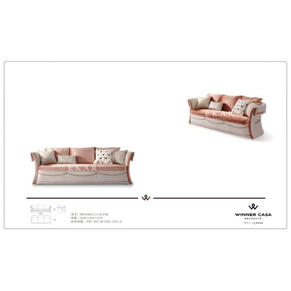 Modern Elegant Velvet Fabric Linen Leather 8 Seater Sofa Set For Living Room