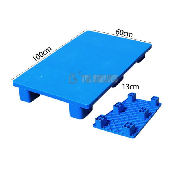 Nine Feet Euro Plastic Pallets , HDPE Plastic Warehouse Pallets 1100x1100x140mm