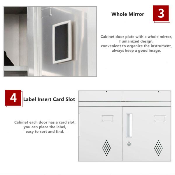 Scratch Resistant Medicine Display Cabinet For Hospital / Office