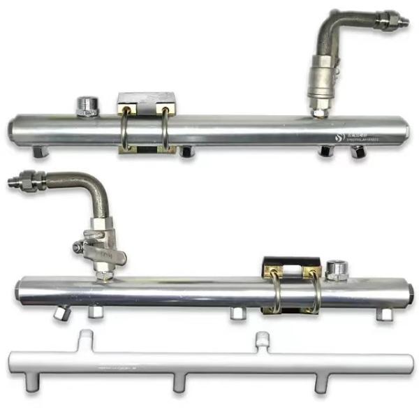 Aluminum Alloy High Pressure Spray Bar Erosion Resistant 4 Nozzle Spray Bar