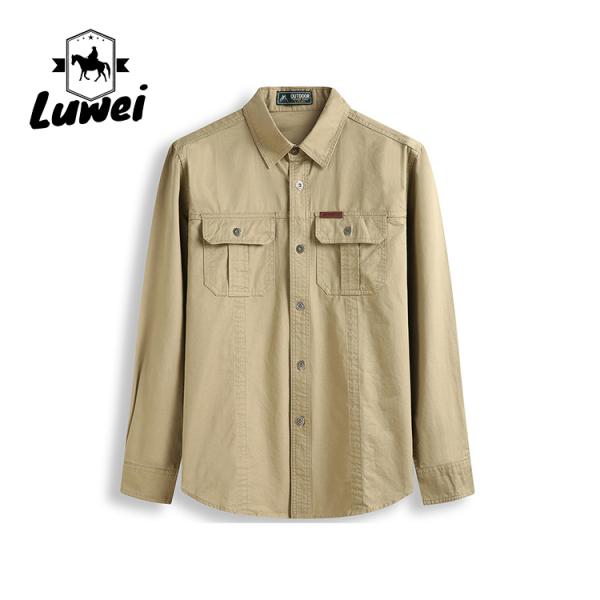 Plus Size Men Shirts Apparel Palm Panel Striped Print Long Sleeves