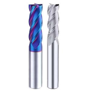 Quality CNC Coated Milling Cutter DLC Tungsten Carbide Flat End Mill for sale
