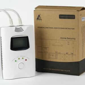 Carbon monoxide detector with 9V back up battery and LCD screen for home use