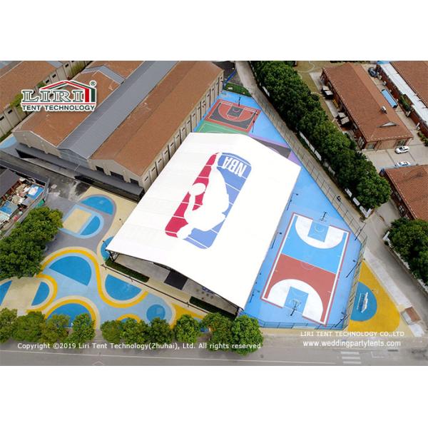 Big Aluminum Marquee Sporting Event Tents with double pvc cover for Basketball Field
