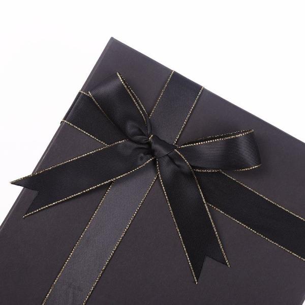 Ribbon Bow Tie Gift Box Packaging Lid And Base Luxury Gift Paper Packaging Boxes
