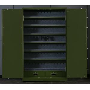 High Security Double Door Gun Cabinet Steel Electronic Lock