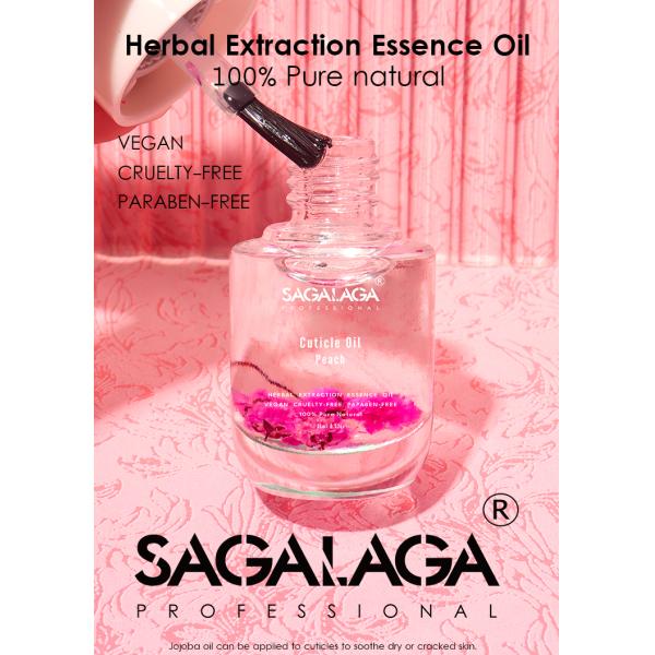 Moisturizing Nail Cuticle Oil Bottle With Flower Private Label Vitamin E Treatment Repair Care Revitalization Oil Products