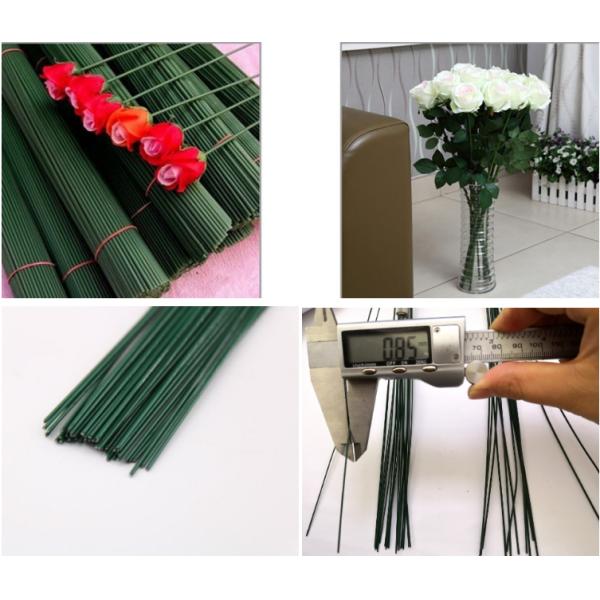36cm length Bwg22 wire diameter Artificial Flower Stem Decoration Wire