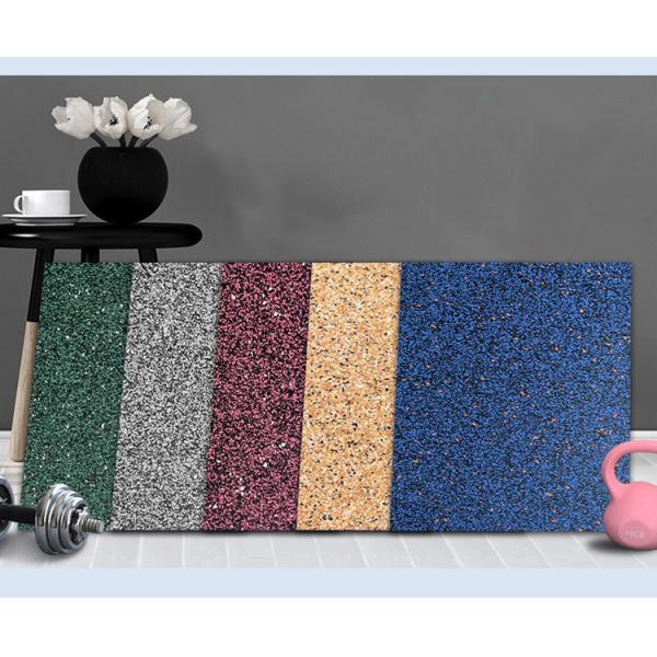 Antibacterial Sports Rubber Floor EPDM Waterproof Durable For Gym