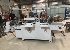Quality Compact Die Cut Sticker Printing Machine , Flat Bed Die Punching Machine for sale