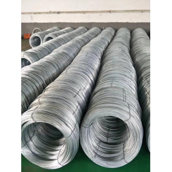 Silver 99.99% Pure Galvanized Zinc Wire 2.8mm Wear Resistance