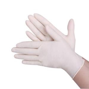 Quality Long Cuff Disposable Medical Gloves , Clear Medical Nitrile Gloves for sale