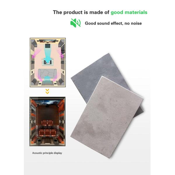 Waterproof Reinforced Fiber Board with Good and Polished Surface Calcium Silicate