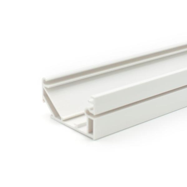 Factory Customized PVC Extrusion Profiles White ABS Cover Channel