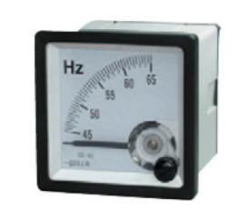 Quality Panel Meter 55 - 65Hz Analog 48 Frequency Ammeter 3 Accuracy Class for sale