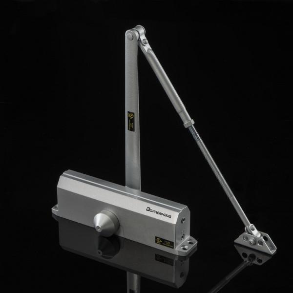 Soft Close 180 Degree Door Closer , Safety Control Overhead Closer for Steel Door