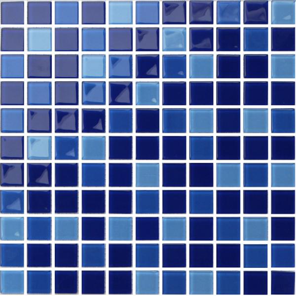 300x300mmDecorative Glass Mosaic Tile Swimming Pool,Blue color