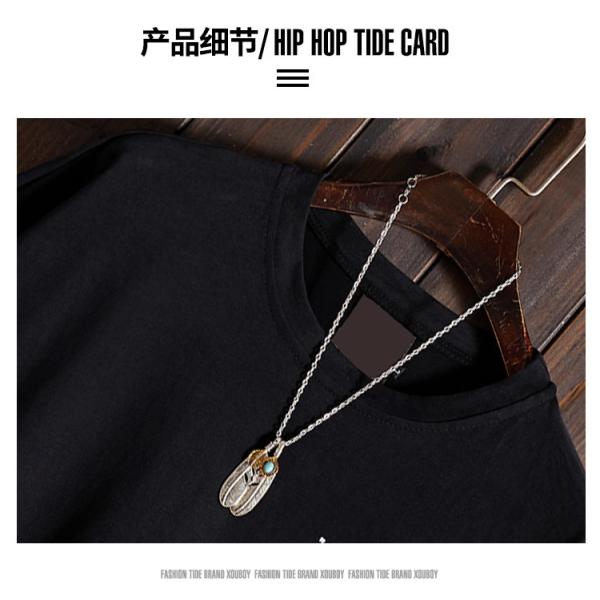 ODM 100% Cotton Streetwear Shoulder T Shirts 3XL Fashion Custom Printing