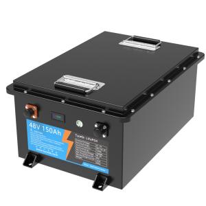 Quality 51.2V 48V 150Ah Lithium Ion Phosphate Battery AGV battery for sale
