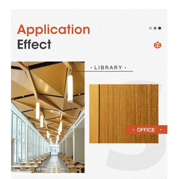 Eco Friendly Micro Perforated Acoustic Panels 15mm 18mm For Ceiling And Wall