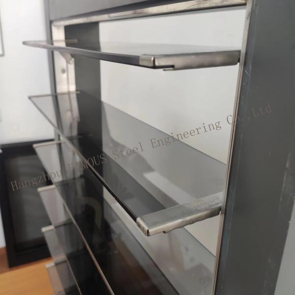 T5 T6 Aluminum Exterior Storm Windows , 6063 Aluminium Louver Window