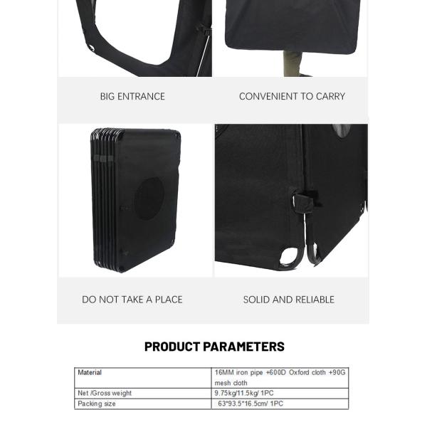 600D Oxford Outdoor Pet Gear Folding Pet Playpen Fence Movable Detachable