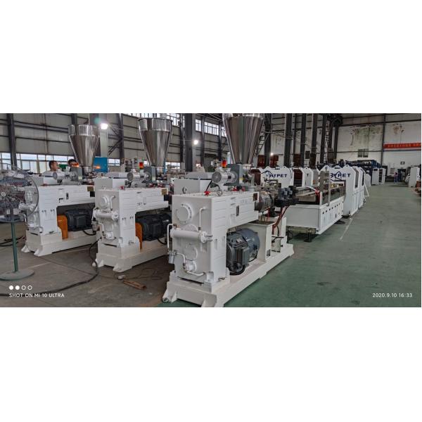 Shenzhen HYPET Popular PVC Wire Duct Cable Extrusion Machine With Punching Machine And Slotting Machine
