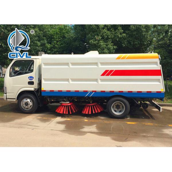 New Light Road Sweeper Truck With Stainless Steel 5m³ GarbageTank 1100L Water Box With Good Price