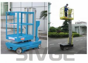 China Self Driven Hydraulic Lift Ladder 5m Working Height Dual Mast For Auto Stations on sale