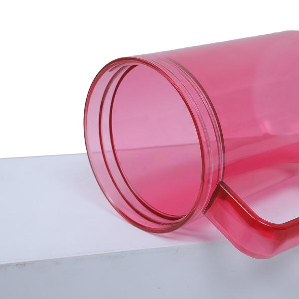 Customized Logo 40 Oz Plastic Water Bottle With Handle Straw 1200ml Large Capacity Plastic Reusable Water Bottles Safe With Sealed Double Wall