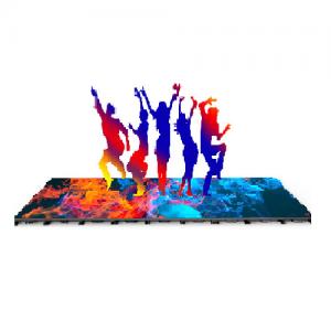 Quality P4.8 Full Color Dance Floor LED Display indoor outdoor for Live Show for sale