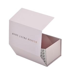 Pink Easy Foldable Paper Box Packaging Magnetic Rigid Boxes FSC
