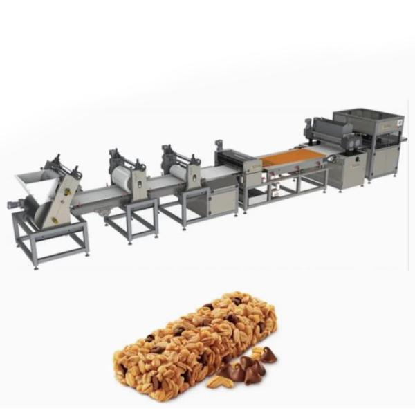 Puffed rice candy cake / chocolate Bar Making Machine , popcorn ball forming machine