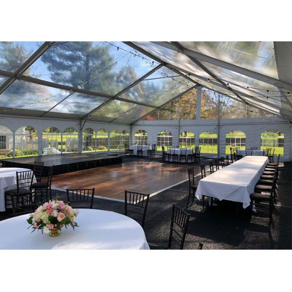 Commercial Design Party Marquee Tent Decoration For Wedding Tent With Transparent Roof Cover And Sidewalls