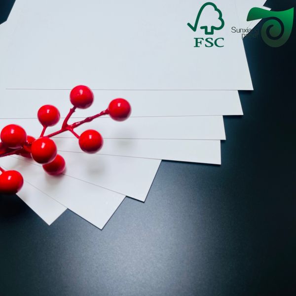 FSC Certified C1S Art Board 350g Custom Sheet Sizes For Greeting Cards