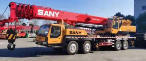 Quality 2nd Hand 75 Ton Truck Crane Sany STC75 With 12m Main Boom 80Km/h for sale