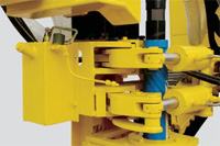 High Pressure Hard Rock Drilling Machine , Dth Drilling Rig 105-125mm