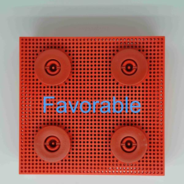 Red Nylon Bristles Round Foot Suitable For VT5000 VT7000 Auto Cutter