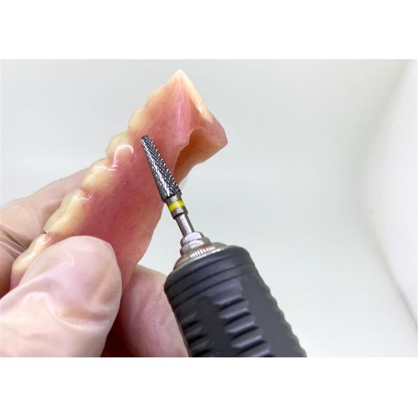 Contouring Dental Tungsten Carbide Burs / Diamond Finishing Burs For Acrylics Plaster