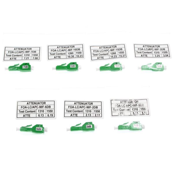 FC/UPC Singlemode Male To Female Optical Fiber Attenuator Plug Type 5db10db 15db